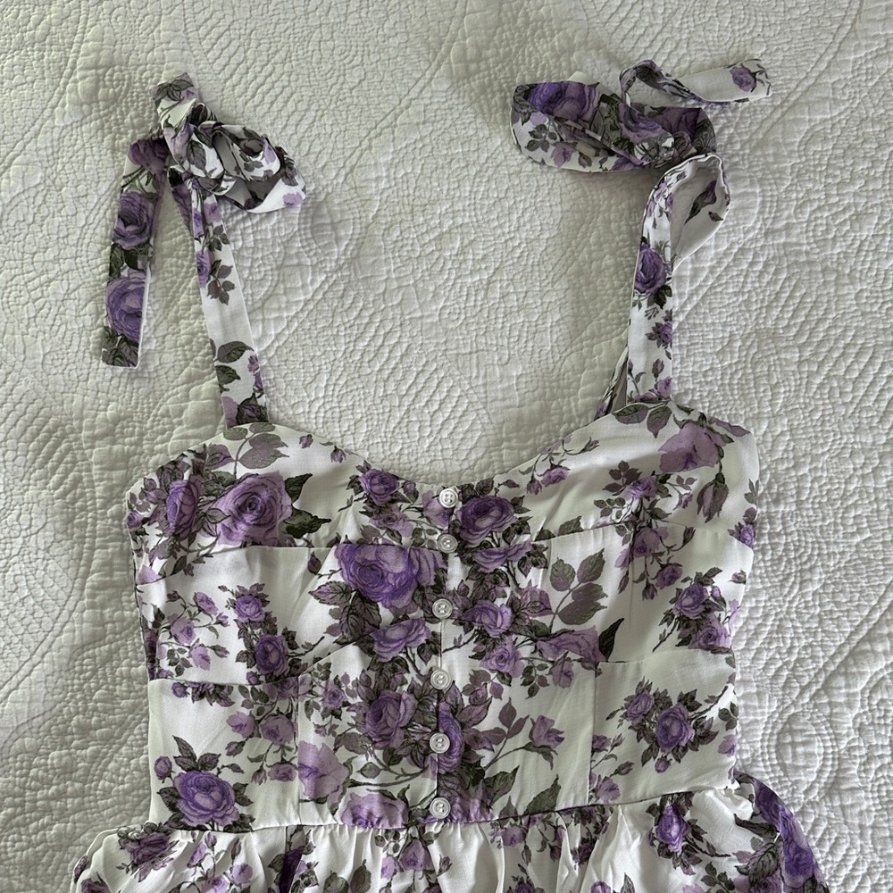 Altar’d State Lavender Lily Maxi Dress - Picture 6 of 11